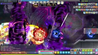 메이플스토리 카오스 거대 괴수 더스크 4인 파티 플레이 24