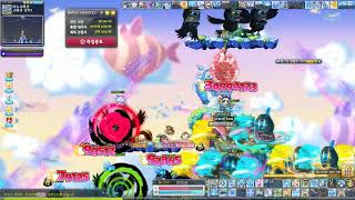 메이플스토리 썬콜 고래산중턱1 6분 1100마리빌드