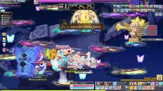메이플스토리 히어로 자정 땡 루시드 KMS 190625 Lv 256 Hero Hard Lucid bossing
