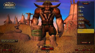 와우 클래식 전사56렙[5일20시간] 자급자족(NO거래,NO파티,NO인던,NO버프) 맨땅 렙업