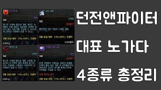 던파 4대 노가다던전 총정리그란블러드라인네이트람브라키움