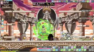 [메이플스토리] 세번째 캐릭 윈드 브레이커 카룻돌이 영상 밸패 인공호흡 한 윈브의 주간보스