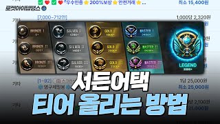 서든어택 랭크전 티어 올리는 법?? [로켓아이템땡스 탐방하기]