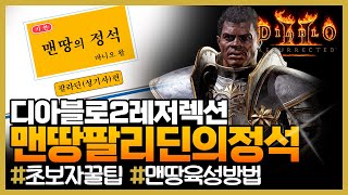 디아블로2레저렉션맨땅팔라딘,성기사 육성의 정석!! 래더…
