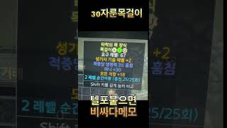 30자룬 목걸이 ㄷㄷㄷ 영접