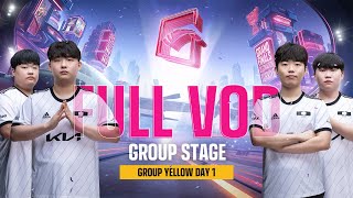 2023 PMGC GROUP STAGE YELLOW DAY 1 (11.16) l 배틀그라운드 모바일