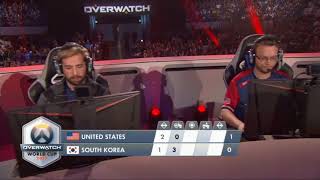 오버워치 월드컵 8강 플레이오프 2set  한국 vs …