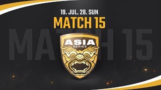 MET Asia Series  PUBG Classic Day3 Match15  배틀그라운드 190728