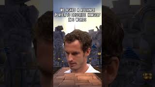 we asked a alliance player to …