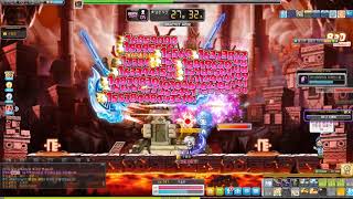 메이플스토리 극돌부캐아란 보스 맛보기