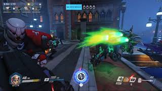 오버워치응징의 날 라인하르트 시점 플레이