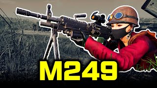 150m도 녹여버리는 M249 엎드려쏴 (배틀그라운드 …