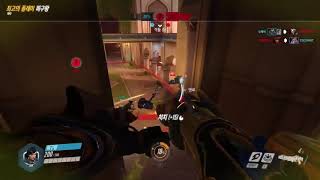 오버워치 2950점 파라 하이라이트 피구왕