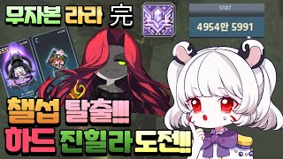 『하이퍼버닝 MAX✨』템 세팅해서 하드 진힐라 20분안…