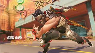 오버워치 POTG플래 겐지라인윈스턴 매드무비