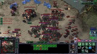 스타크래프트2 아케이드 컴퓨터 도와서 물량 막기 울트라 바이오렌스 벤시