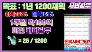 하루 3재획 이상하는 美친 패파광부(메이플스토리,메이플…