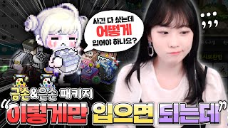 [메이플 딘썽] 금손&은손 패키지를 사 놓고 안 입는다고요?!