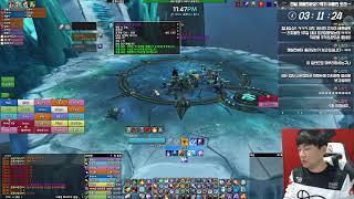 【WOW】리치왕의 분노! 마법사 얼왕성채 25인 11하드 ~