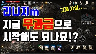 리니지M 무과금으로 지금 가능한가요