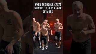 when the rogue casts shroud to skip a mob pack #wow #worldofwarcraft #warcraft
