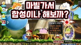 [메창일상] 메이플스토리 합성하는 영상