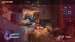 오버워치 위도우 메이커  첫 하이라이트