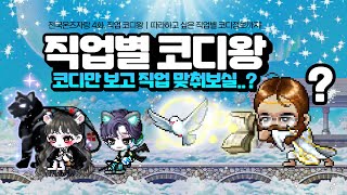 [메이플] 직업별로 코디 천재들이 모였다.... 역대급…