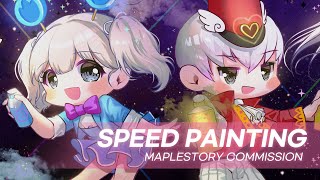 [Speed Painting] 메이플스토리 커미션 스피…