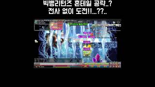 빅뱅리턴즈 메이플스토리 전사 없이 혼테일 공략..?? 은.. 힘든가..?