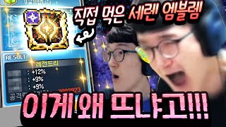 직접 먹은 세렌 엠블렘에서 뜨면 안되는 옵션이 떠버렸다... [메이플스토리/명훈]