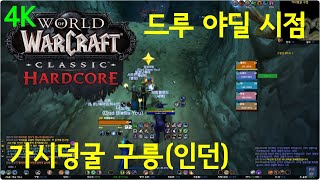 [ 와우 클래식 하드코어 ] 가시덩굴 구릉(인던) - 드루 야딜 시점