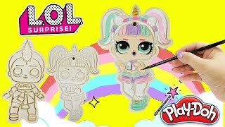 LOL Surprise PLAY DOH Cookies Unicorn  Punk Boi Craft DIY