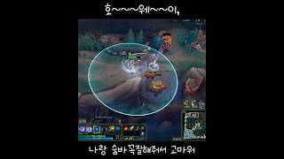 호~웨~이 형이랑 숨바꼭질 해줘서 고마워 #리그오브레전…